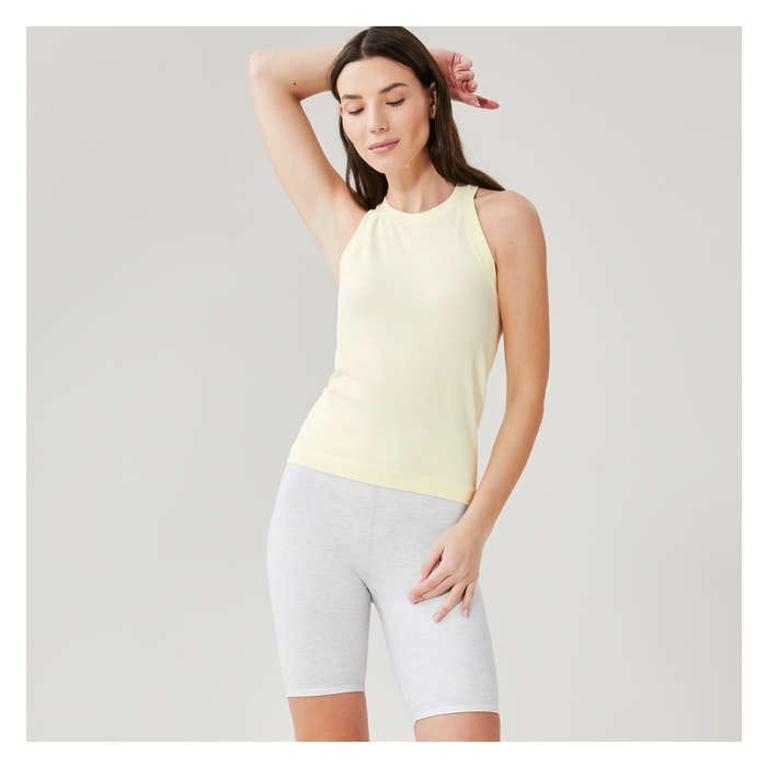 Women's Active Seamless Tank - Pastel Yellow